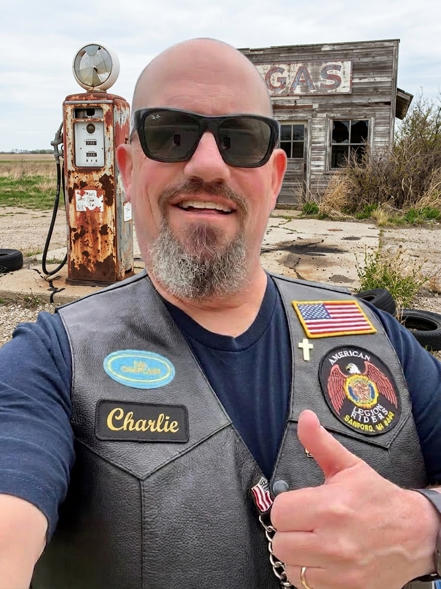 Portrait of Chaplain Charlie, author of Let It Shape Your Life